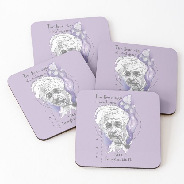 Item preview, Albert Einstein in my crocked lines. designed and sold by Inked T.