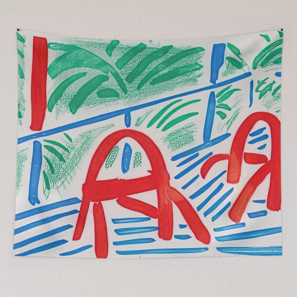 Item preview, David Hockney -  Two Red Chairs - Signed Print by David Hockney undefinedr designed and sold by LILLIANSTRANGEy.