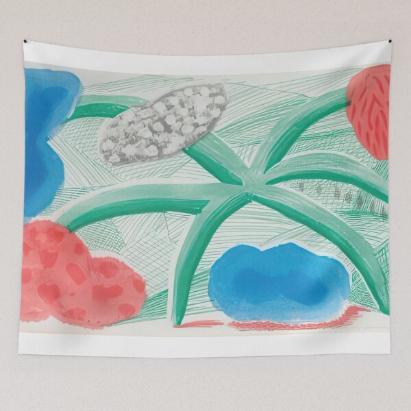 Item preview, David Hockney -  Landscape With A Plant, July  - Signed Print by David Hockney undefinedr designed and sold by LILLIANSTRANGEy.