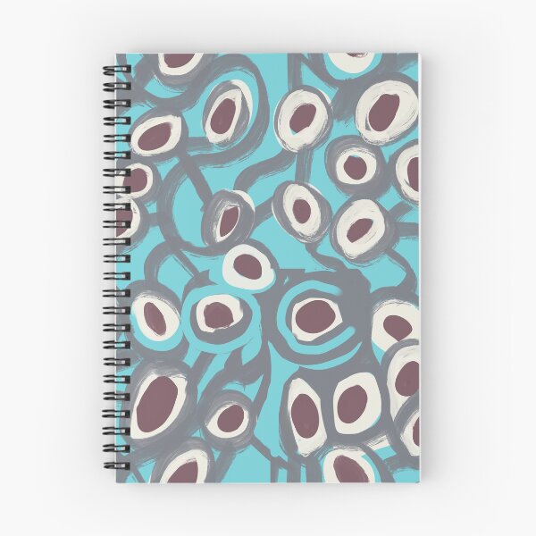 Item preview, Teal Retro Circle Pattern - Abstract Mid Century Modern Print designed and sold by CaramelCo.