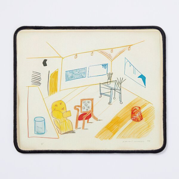 Item preview, David Hockney -  Conversation In The Studio - Signed Print by David Hockney undefinedr designed and sold by LILLIANSTRANGEy.