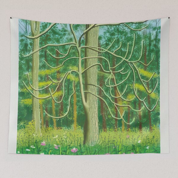 Item preview, David Hockney -  The Arrival Of Spring In Woldgate, East Yorkshire In  (twenty eleven) -  May - Signed Print by David Hockney undefinedr designed and sold by LILLIANSTRANGEy.