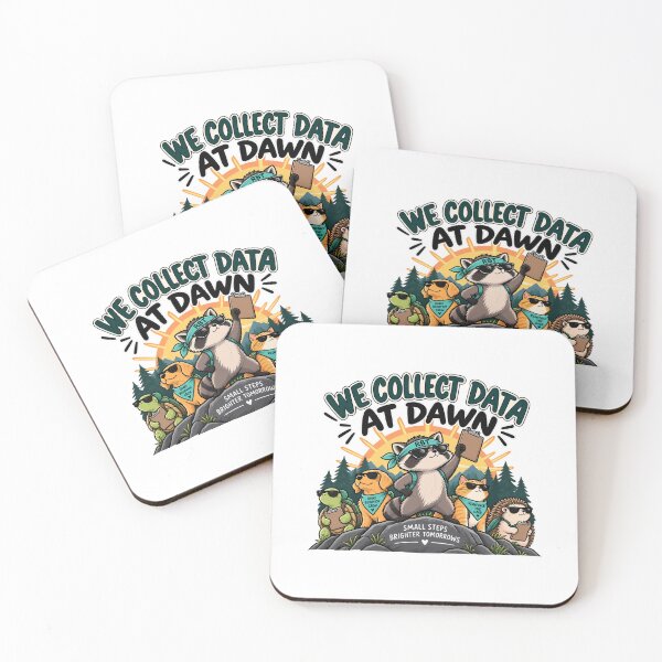 Item preview, We Collect Data at Dawn! designed and sold by ReinforcedChaos.