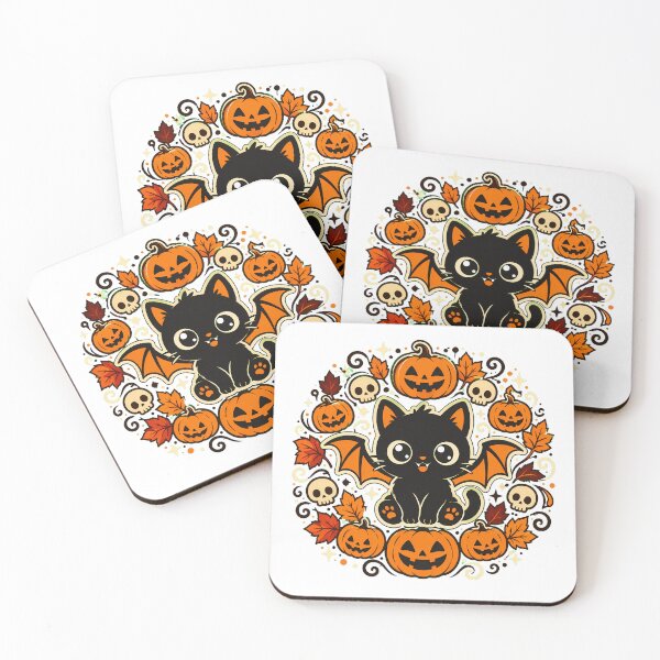 Item preview, Spooky Cat Pumpkin Halloween Black Cat designed and sold by chattsuede.