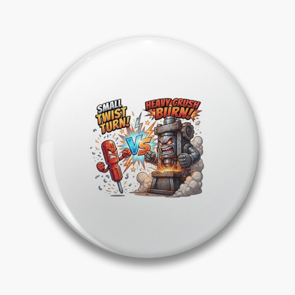 Item preview, Screwdriver Versus Industrial Press Scale Sticker designed and sold by Imaginarium of Chaos falcon88 .