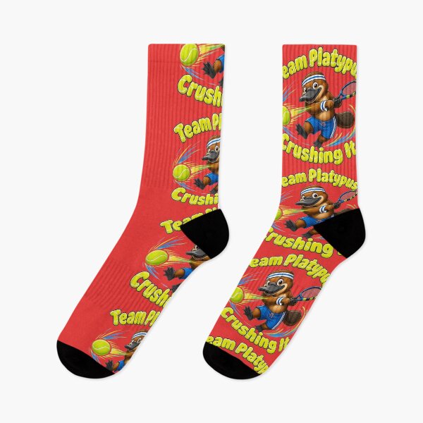 Item preview, Equipo de tenis Platypus: ¡Aplastándolo! designed and sold by shorethings.