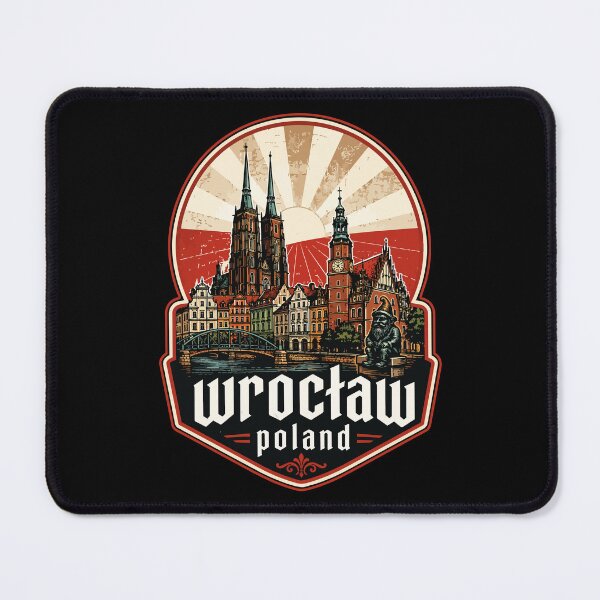 Item preview, Wroclaw Poland Vintage Travel designed and sold by TomFrontierArt.