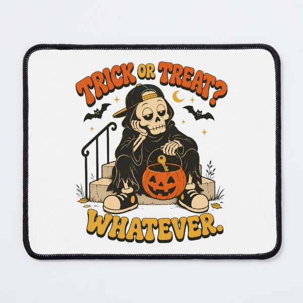 Item preview, Bored Grim Reaper Skeleton Sarcastic Halloween Mascot designed and sold by chattsuede.