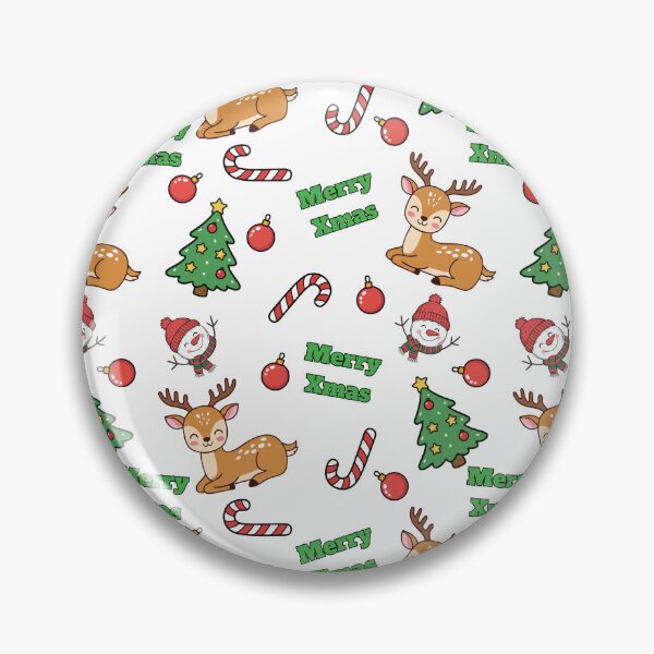 Item preview, Reindeer merry Christmas pattern designed and sold by Anna-cuteart3.