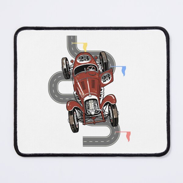 Item preview, Vintage Red Hot Rod Race Car Number 23 designed and sold by unboxedbyJuls.