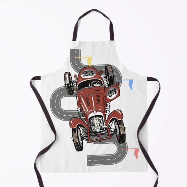 Item preview, Vintage Red Hot Rod Race Car Number 23 designed and sold by unboxedbyJuls.