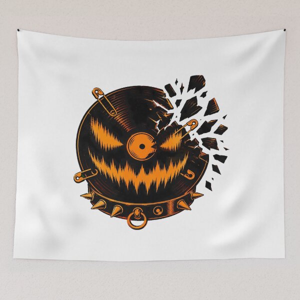 Item preview, Punk Rock Halloween Vinyl Gothic Spooky Record designed and sold by chattsuede.