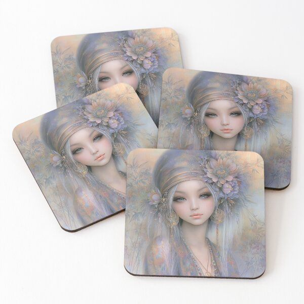 Item preview, Portrait of the Lavender Nomad designed and sold by bloorose.