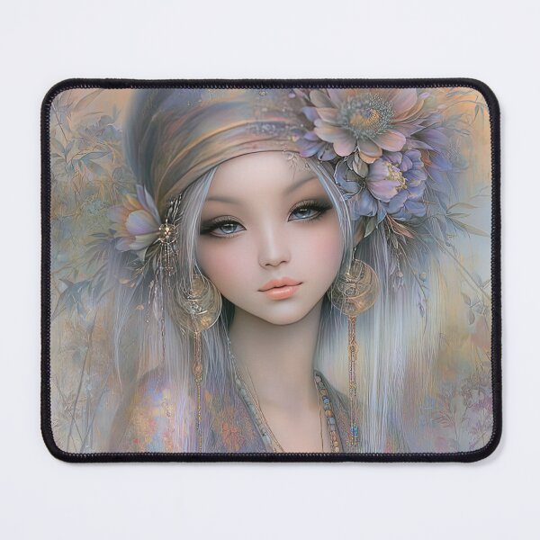 Item preview, Portrait of the Lavender Nomad designed and sold by bloorose.