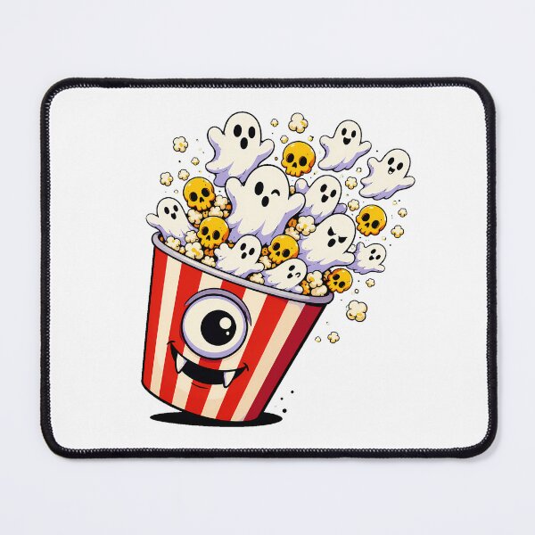 Item preview, Halloween Monster Popcorn Bucket Spooky Cinema Ghost designed and sold by chattsuede.