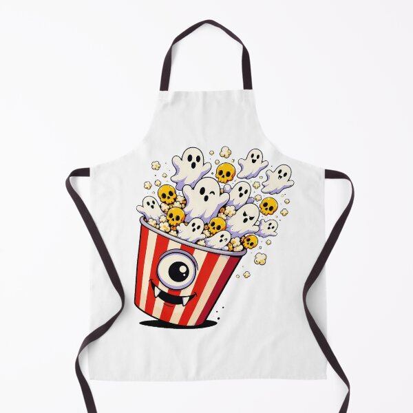 Item preview, Halloween Monster Popcorn Bucket Spooky Cinema Ghost designed and sold by chattsuede.