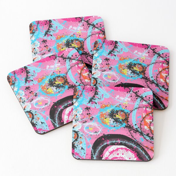 Item preview, Abstract Art: Pink Chaos and Creation  designed and sold by DanielleGensler.