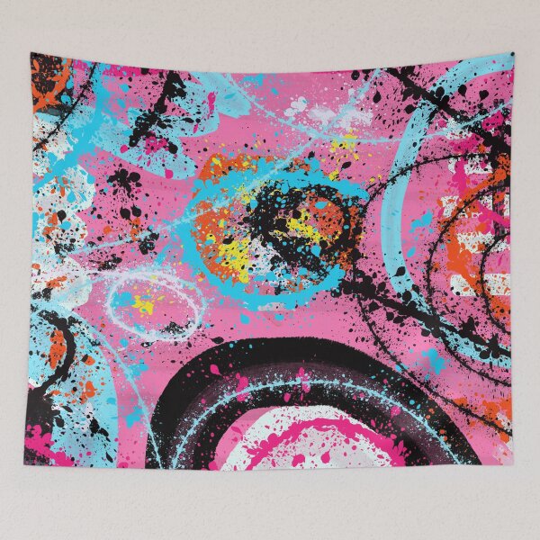 Item preview, Abstract Art: Pink Chaos and Creation  designed and sold by DanielleGensler.