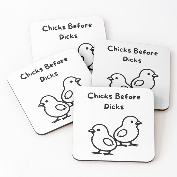 Item preview, Copy of Chicks Before Dicks  designed and sold by AmongTheWillows.