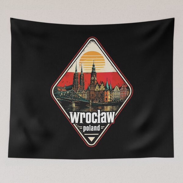 Item preview, Wroclaw Poland Europe Vintage Travel designed and sold by TomFrontierArt.