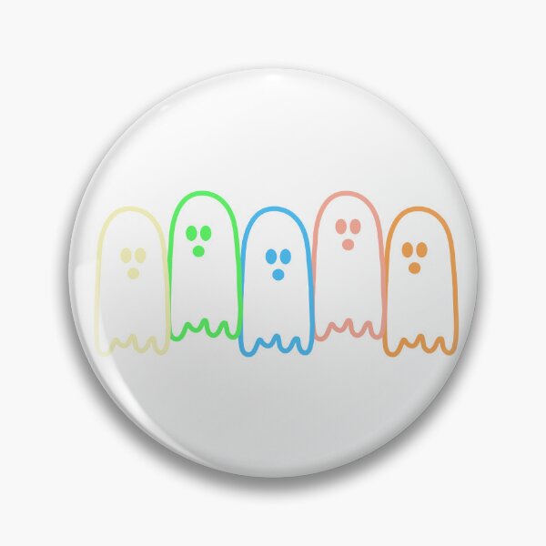 Item preview, Minimalist Neon Rainbow Ghost Squad Retro Spooky Season designed and sold by Aesthetic Crew.