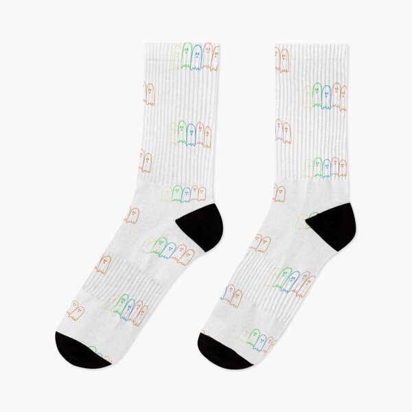Item preview, Minimalist Neon Rainbow Ghost Squad Retro Spooky Season designed and sold by Aesthetic Crew.