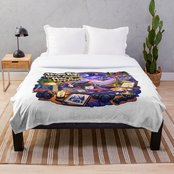 Item preview, Dream Big Work Quietly Cosmic Cat Sticker designed and sold by GenZStickerHub1.