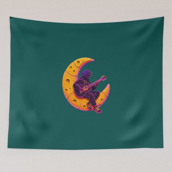 Item preview, Astronaut Playing Guitar designed and sold by Mattigiov.