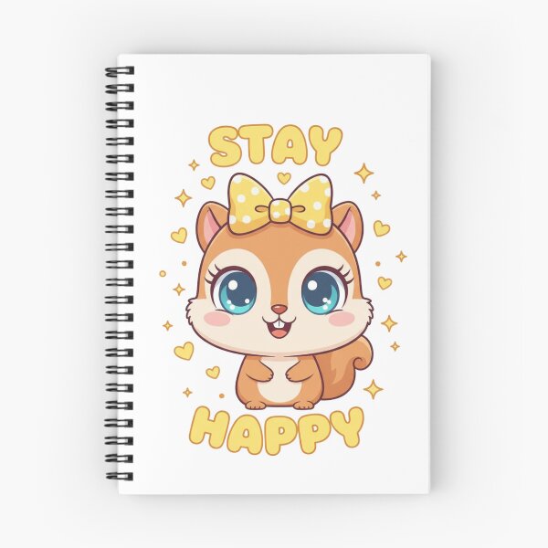 Item preview, Stay Happy - Cute Squirrel designed and sold by rawaart1.
