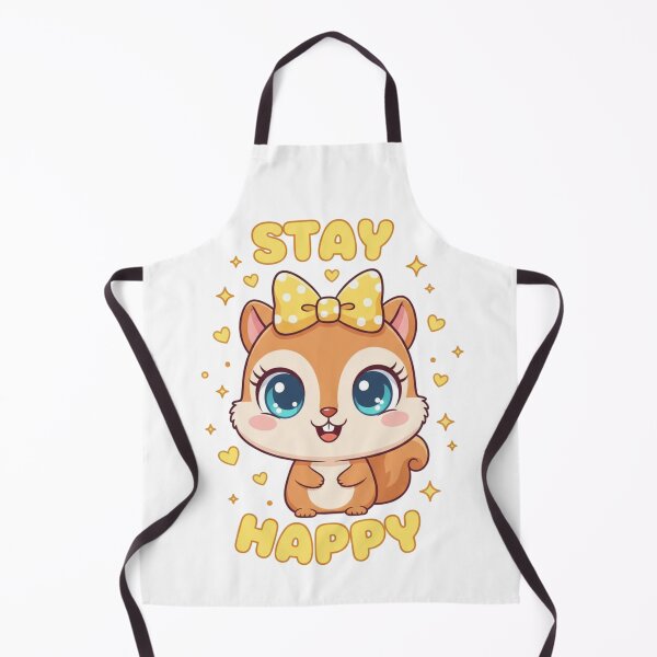 Item preview, Stay Happy - Cute Squirrel designed and sold by rawaart1.