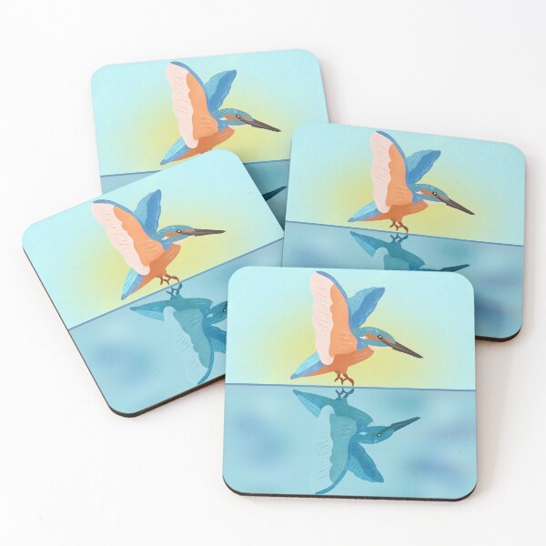 Item preview, KingFisher hovering on the water  designed and sold by FandomizedRose.