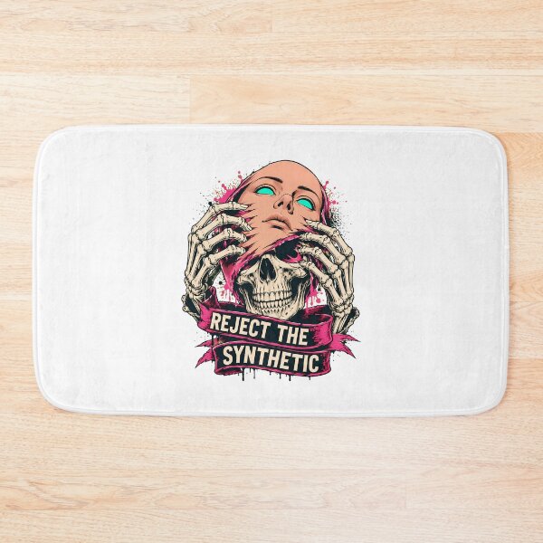Item preview, Reject The Synthetic Skull Dark Dystopian Horror designed and sold by chattsuede.