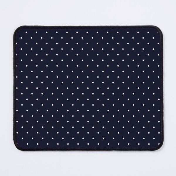 Item preview, White Mini Polka Dots on Navy blue designed and sold by RishabhArts1.