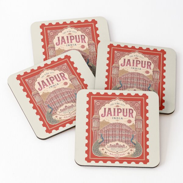 Item preview, Jaipur India T-Shirt – Pink City Rajasthan Travel Souvenir, Indian Heritage & Jaipur City Gift ver 3 designed and sold by mndesignworx.