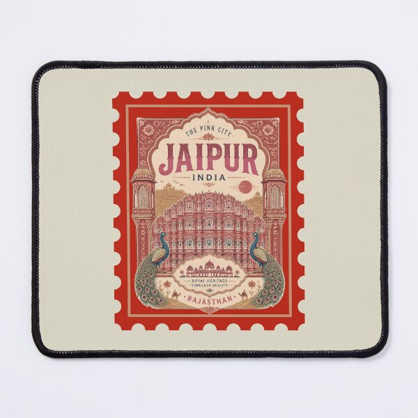 Item preview, Jaipur India T-Shirt – Pink City Rajasthan Travel Souvenir, Indian Heritage & Jaipur City Gift ver 3 designed and sold by mndesignworx.