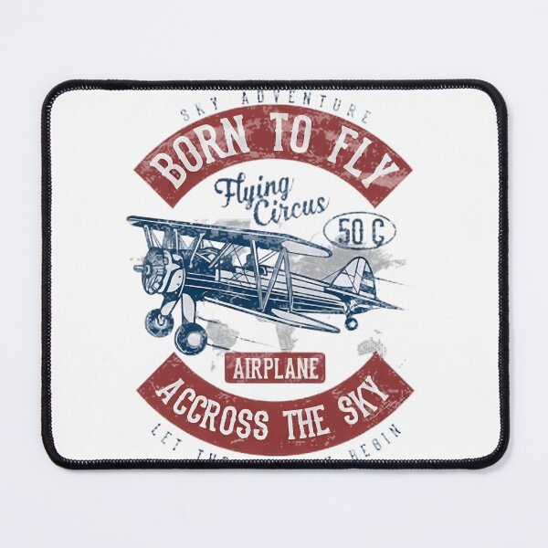 Item preview, Born To Fly Vintage Aviation Pilot Retro Distressed Graphic | ⭐⭐⭐⭐⭐ Best Seller designed and sold by creativemindsAe.