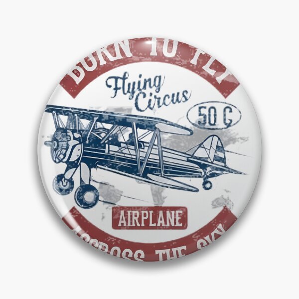 Artikelvorschau, Born To Fly Vintage Aviation Pilot Retro Distressed Graphic | ⭐⭐⭐⭐⭐ Best Seller entworfen und verkauft von creativemindsAe.