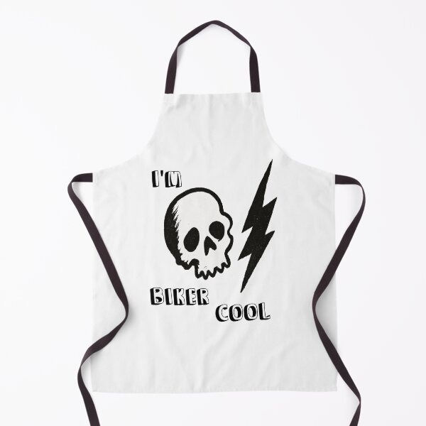 Item preview, I'm Biker Cool Skull Lightning Bolt Motorcycle Rebel Sarcasm Vintage Tough Guy Attitude designed and sold by Ignorant-Artist.