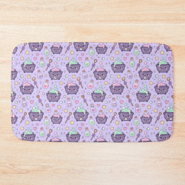 Item preview, Kawaii Cauldron Party Pattern designed and sold by Soft Berry Studio.