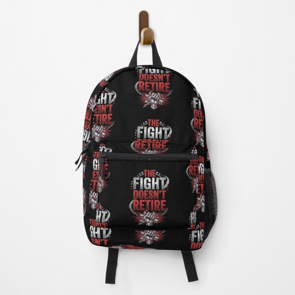 Item preview, The Fight Doesn't Retire Resilient Fist Motivational Graphic T-Shirt designed and sold by Style2Vie.