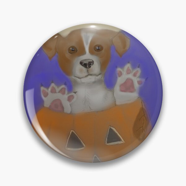 Item preview, Puppy in a Pumpkin designed and sold by AlanaKDrex.