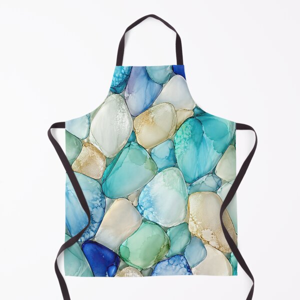 Item preview, Sardinia Sea Glass – Mediterranean Coastal Abstract designed and sold by newnomads-art.