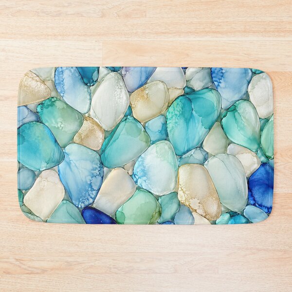 Item preview, Sardinia Sea Glass – Mediterranean Coastal Abstract designed and sold by newnomads-art.