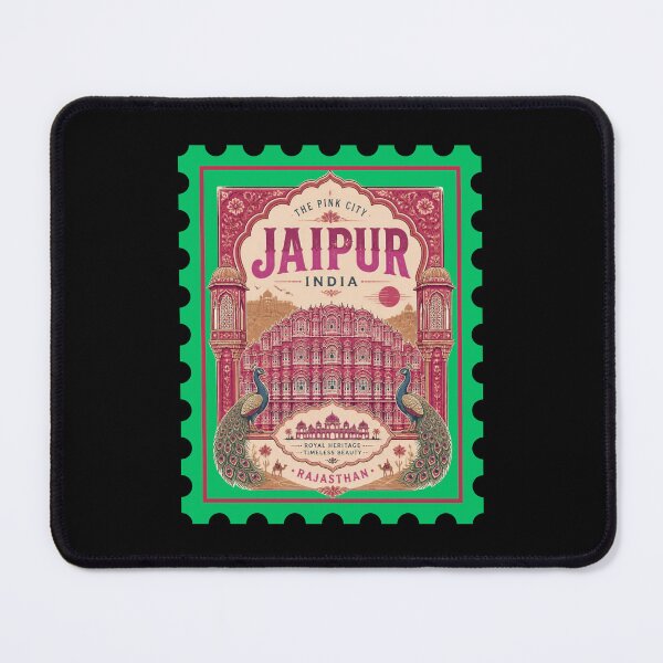 Item preview,  Jaipur India T-Shirt – Pink City Rajasthan Travel Souvenir, Indian Heritage & Jaipur City Gift ver 4 designed and sold by mndesignworx.