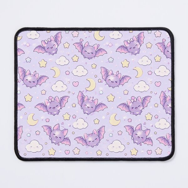 Item preview, Kawaii Pastel Bat Pattern designed and sold by Soft Berry Studio.