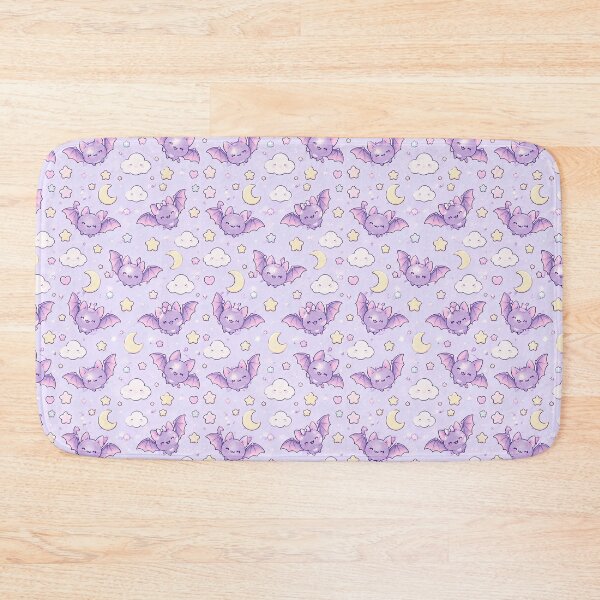 Item preview, Kawaii Pastel Bat Pattern designed and sold by Soft Berry Studio.