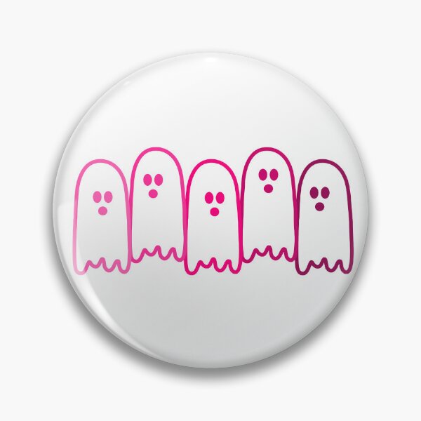 Item preview, Pink Gradient Minimalist Ghost Squad Retro Halloween Kawaii Spirits designed and sold by Aesthetic Crew.