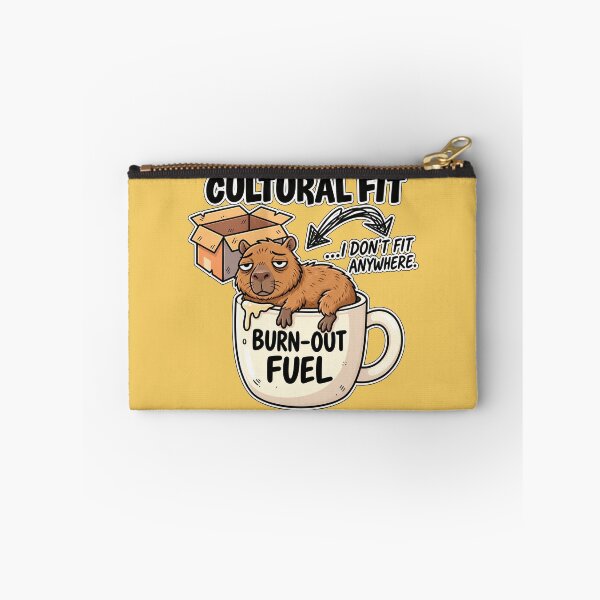 Item preview, Capybara for the Burned Out! "Burn-out Fuel" and "I Don't Fit In." designed and sold by G-A-D-U.