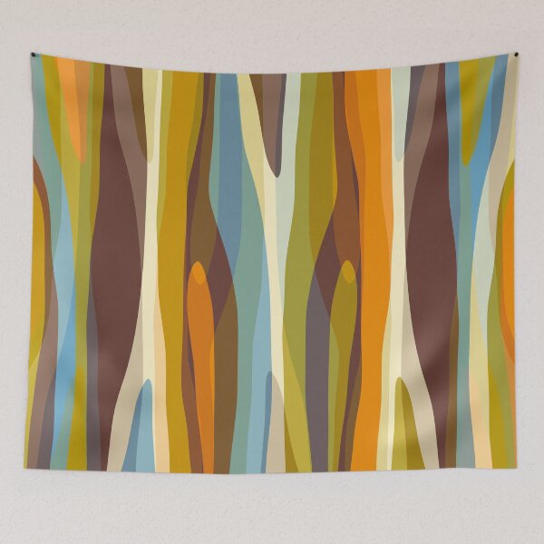 Item preview, Abstract Earthy Tones Selva Oscura Pattern designed and sold by kierkegaard.