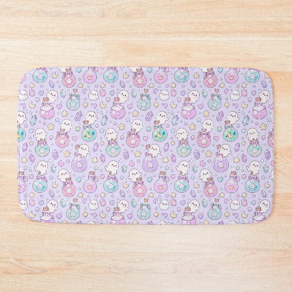 Item preview, Kawaii Ghost Potion Pattern designed and sold by Soft Berry Studio.